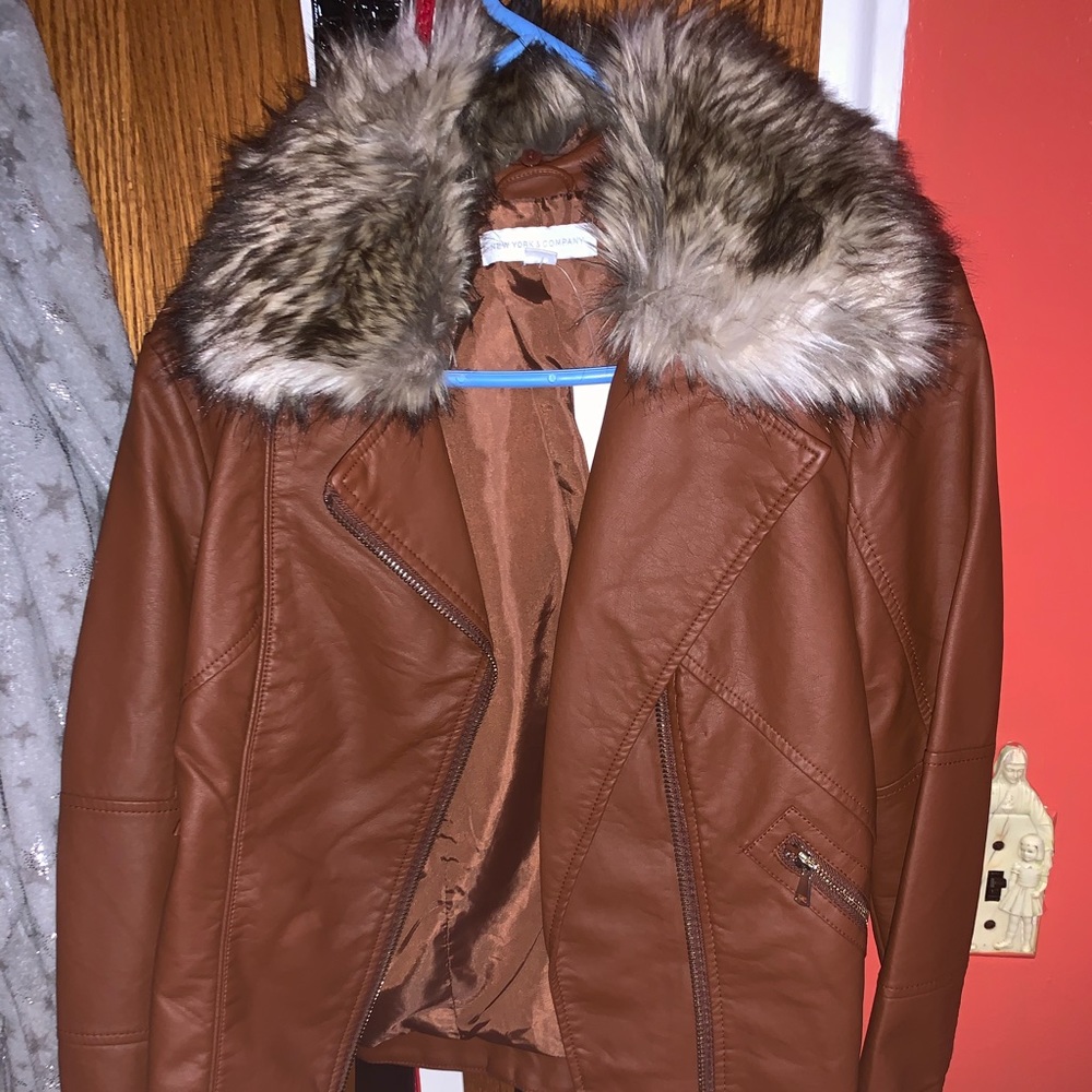 Fur Leather Jacket